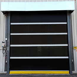 Roll-up sectional door
